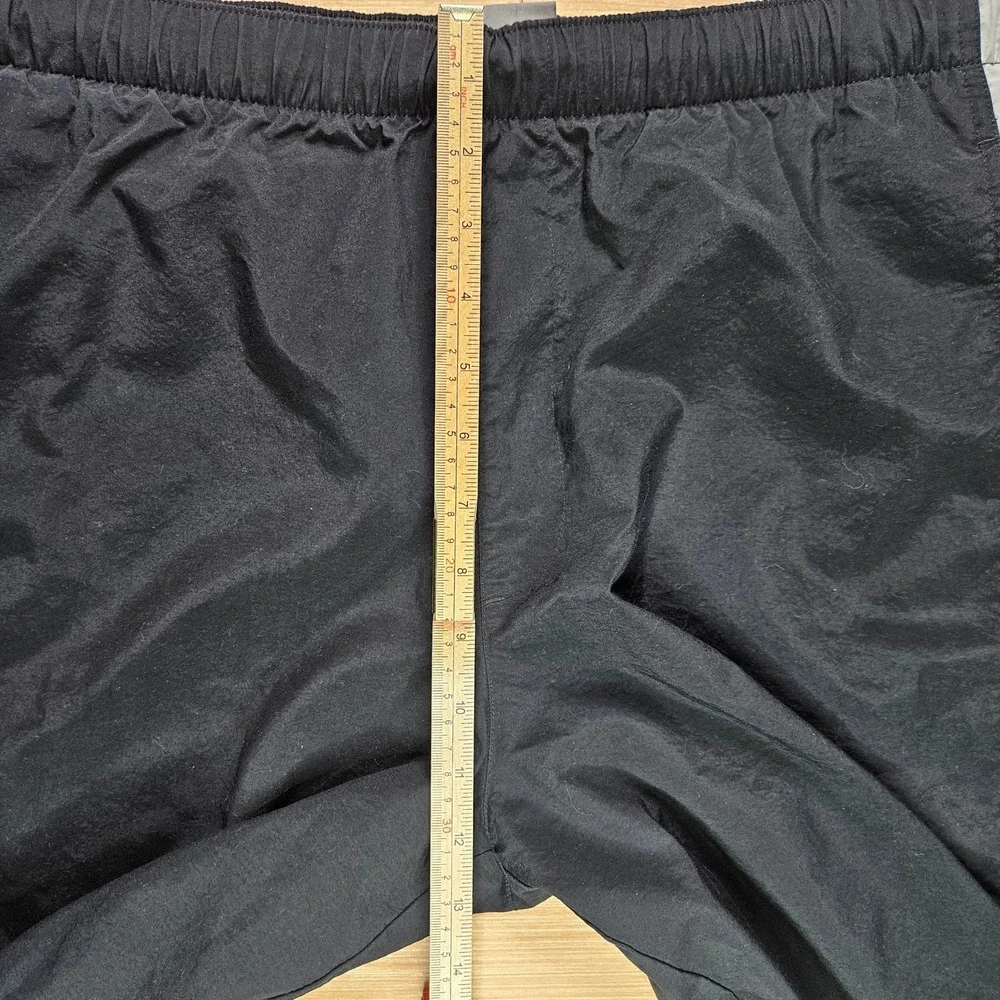 Vintage Y2K Nike Bowflex Athletic Shorts Men XXL Black Gray Gym Workout Training
